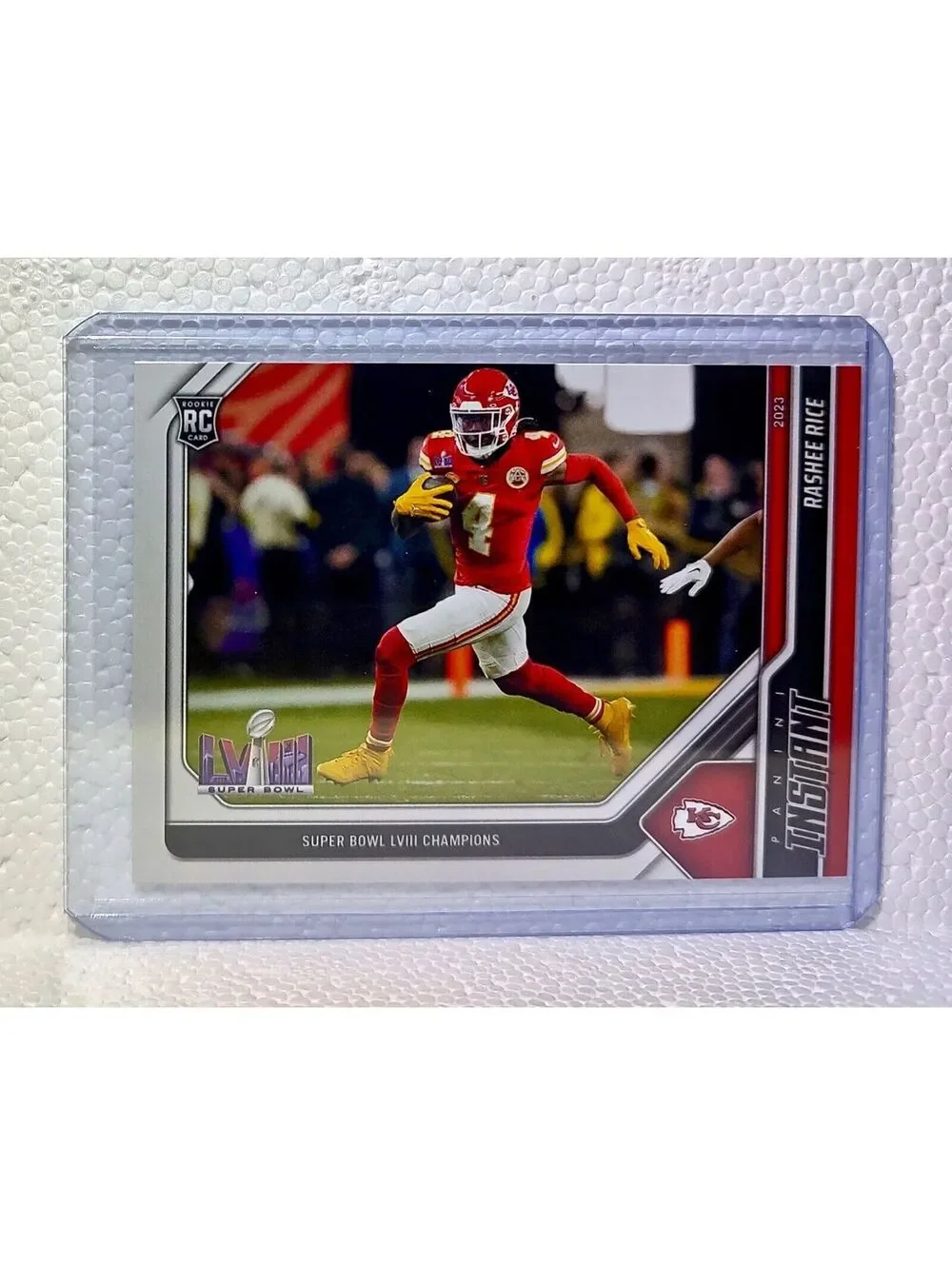 Rashee Rice 2023 Panini NFL Superbowl Champions #7 Card Kansas City Chiefs